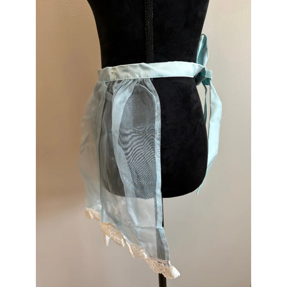 Vintage Baby Blue Hostess Apron